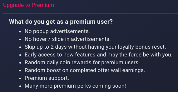 cointiply premium account