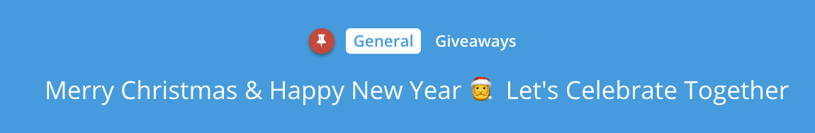new year christmas crypto giveaway